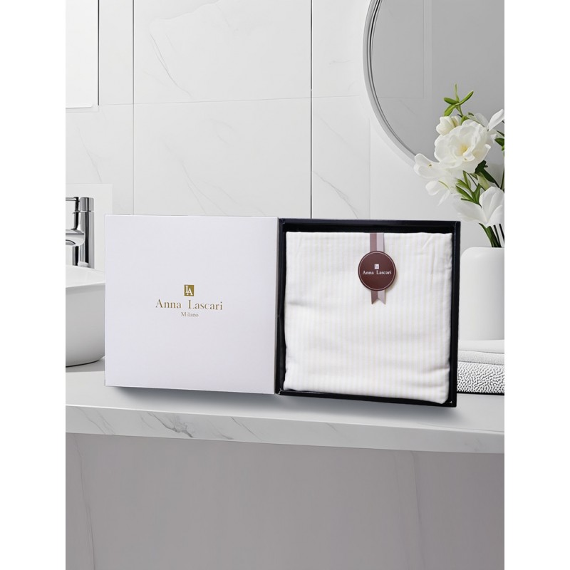 鲁泰竹纤维抗菌双层大浴巾