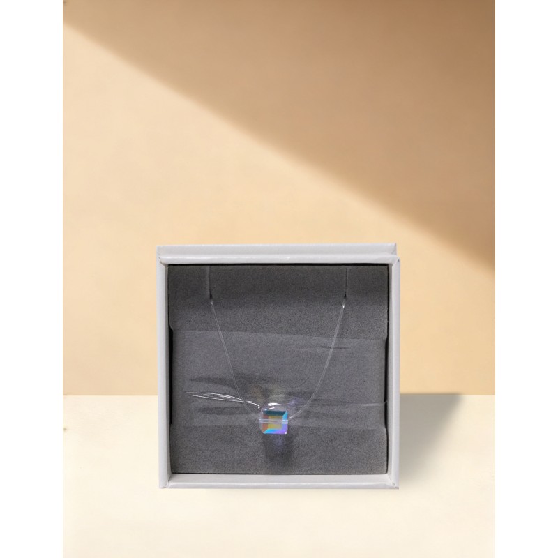 施华洛世奇五色石少女项链