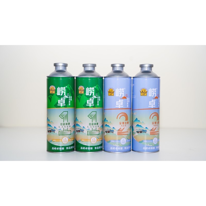 青岛崂卓精酿原浆啤酒礼盒装4X1L