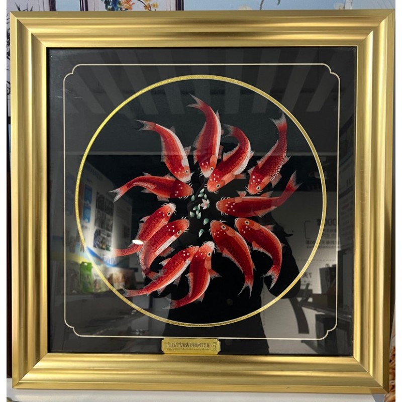 国家级非遗宁古塔满族刺绣“年年有